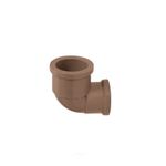 Joelho de Redução Pvc Marrom 90º Graus 25 x 20mm Plastubos