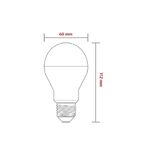 Lampada Led Controled com Sensor Luminosidade 9W 6500K Ourolux 20483 