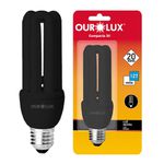 Lampada Compacta Luz Negra 20W 01290 Ourolux 127V
