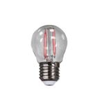 Lampada Bolinha 2W Filamento Retrô Vermelha 168055472 Avant