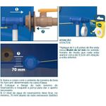 Torneira Bóia Vazão Total 3/4'' e 1/2" 191401 Blukit 