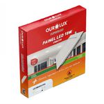 Painel de Led Quadrado Embutir 18W 6500K Ourolux 03207