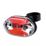 Lanterna Traseira Para Bicicleta C/ 9 Leds 9Tc Eda 