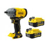Chave de Impacto Bateria 20V Stanley SBW920B-B3 + 2 Baterias 4AH