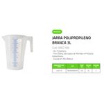 Jarra de Polipropileno Transparente 3 Litros 2166 Bremen 