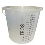 Balde Graduado 14 Litros Transparente 6104 Bremen