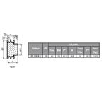 Polia de Ferro Fundido 100mm com 1 Canal B - Mademil