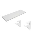Prancha Branca 60 x 30cm com Suporte Brasforma