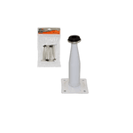 Pé Cônico para Móveis 120mm Branco - Kit com 4 Peças