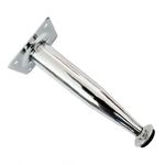 Pé para Móveis Cônico 120mm Cromada - 4 Peças