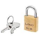 Cadeado Latão 25mm Chaves Iguais Mesmo Segredo Kit 10 Unid