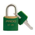 Cadeado de Latão Colorido 20mm Verde Pado 