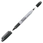 Marcador Ponta Dupla Twin Preto Sharpie 1805635