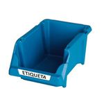 Gaveta Plástica Empilhável Número 7 Azul 42004 Presto