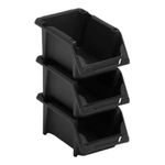 Gaveta Plástica Empilhável Número 7 preta 42005 Presto