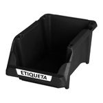 Gaveta Plástica Empilhável Número 7 preta 42005 Presto