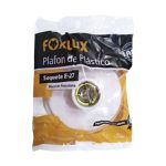 Plafon Plástico Branco Bocal Porcelana E-27 Foxlux 40.14