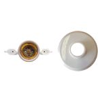 Plafon Plástico Branco Bocal Porcelana E-27 Foxlux 40.14