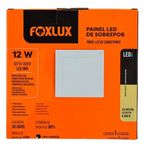 Painel Led Sobrepor Quadrado 12W 4000K Bivolt Foxlux 90.164