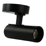 Spot Direcionavel Sobrepor 12W 3000K Preto Bivolt Foxlux 92.59