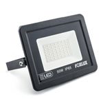 Refletor Led 50W 6500K Preto Foxlux Bivolt 38.22
