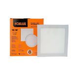 Painel de Led Quadrado 18W Embutir 3000K Foxlux 90.51