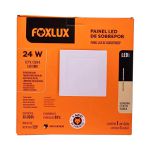 Painel de Led Quadrado 24W Sobrepor 6500K Foxlux 90.68