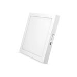 Painel de Led Quadrado Plastico Sobrepor 18W 6500K Foxlux