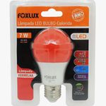 Lampada Led Vermelha 7W Bivolt Foxlux 90.82