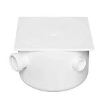 Caixa Gordura Sifonada 250 x 172 x 50mm Grelha Quadrada Branca Plastubos