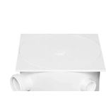 Caixa Gordura Sifonada 250 X 172 X 75mm Grelha Quadrada Branca Plastubos