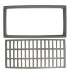 Grelha Ralo Pluvial Linear 20x40cm Alumínio Grelha C/ Suporte