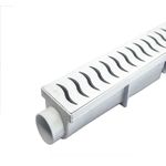 Ralo Plástico Branco Com Coletor 6 x 50cm Modular