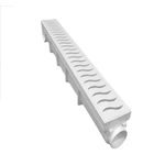 Ralo Plástico Branco Com Coletor 6 x 50cm Modular