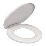 Assento Sanitário Oval Almofadado Branco PR1063-2