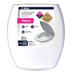 Assento Sanitário Quadrado Almofadado Branco PR1064-2