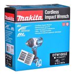 Chave de Impacto 1/2 pol 18V DTW1002Z com Bateria 3AH e Carregador Bivolt