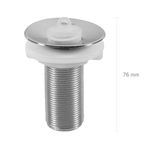 Válvula 7/8 pol Cromada para Lavatório sem Ladrão e sem Unho Astra