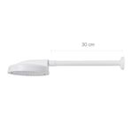 Chuveiro Frio Branco com Crivo Removível de 8 pol e Braço de 30cm Astra