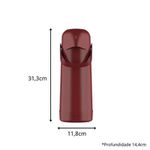 Garrafa Térmica Magic Pump 1L Vermelha 57212 Termolar
