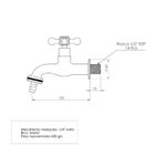 Torneira de Jardim Cromada 1138 Marchezan