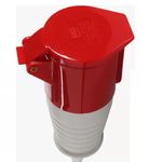 Pino Tomada Industrial Femea 32A 3P+T Vermelho Margirius 21645
