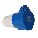 Pino Tomada Femea Industrial 32A 3P+T Azul Margirius 21642