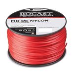 Fio De Nylon Para Roçadeiras Bitola 1.8mm Rolo 2kg 3100008 Rocast