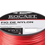 Fio De Nylon Para Roçadeiras Bitola 1.8mm Rolo 2kg 3100008 Rocast