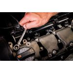 Jogo de Chave Combinada Catraca de 5/16 a 3/4 Pol com 7 Pç Sata ST09023SJ