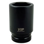 Soquete Sextavado Longo de Impacto 1 pol x 34mm 900435 Vip