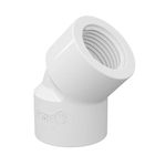 Joelho Pvc Roscável 45º Graus 1/2 pol Tigre