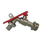 Torneira Esfera 3/4 pol com Porta Cadeado BFH1454 Bestfer