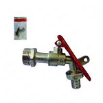 Torneira Esfera 3/4 pol com Porta Cadeado BFH1454 Bestfer